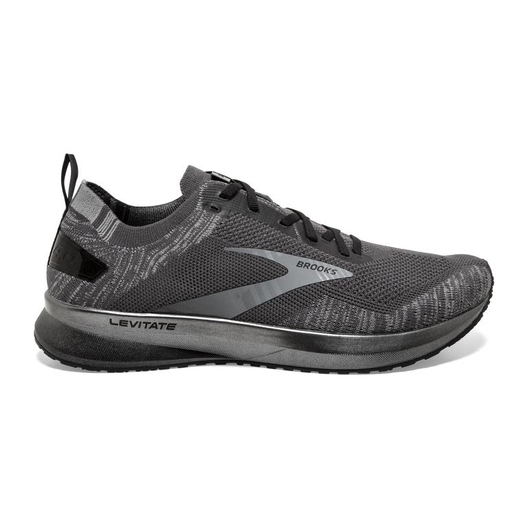 Brooks Levitate 4 Men's Road Running Shoes - Blackened Pearl/Grey/Black (70251-DORC)